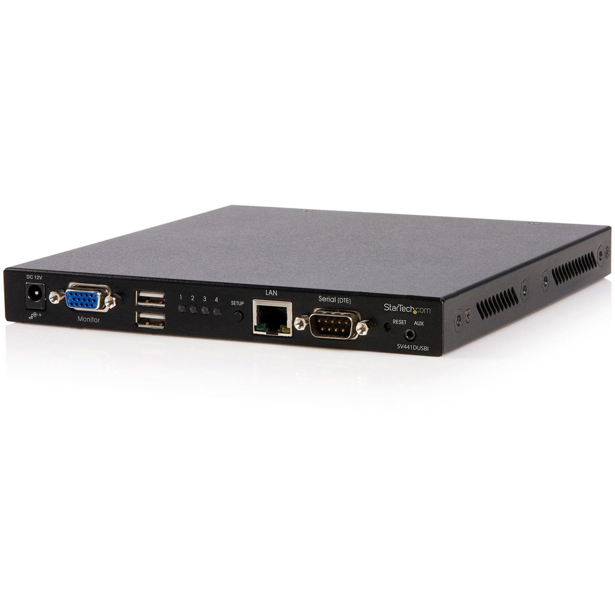 startech-com-kvm-vga-usb-sur-ip-4-ports-avec-support-virtuel-sv441dusbi-acc-s-di image 1