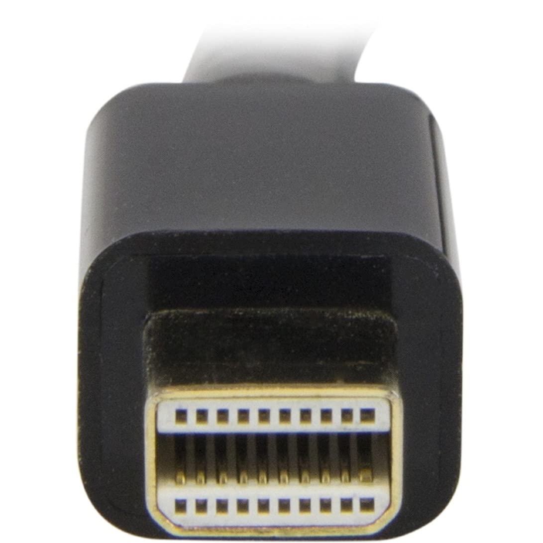 startech-com-mdp2hdmm3mb-c-ble-mini-displayport-vers-hdmi-3-m-4k-30hz-noir image 4