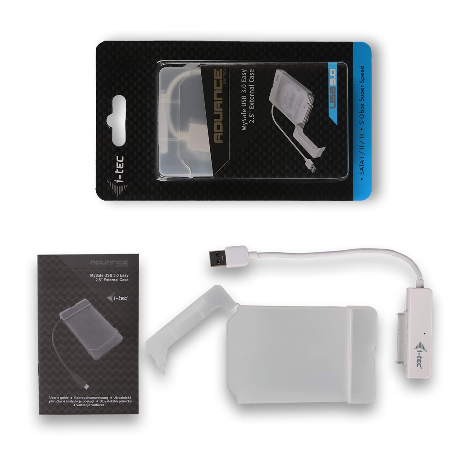 i-tec-mysafe-usb-3-0-bo-tier-disque-dur-externe-2-5-9-5-mm-sata-blanc image 7