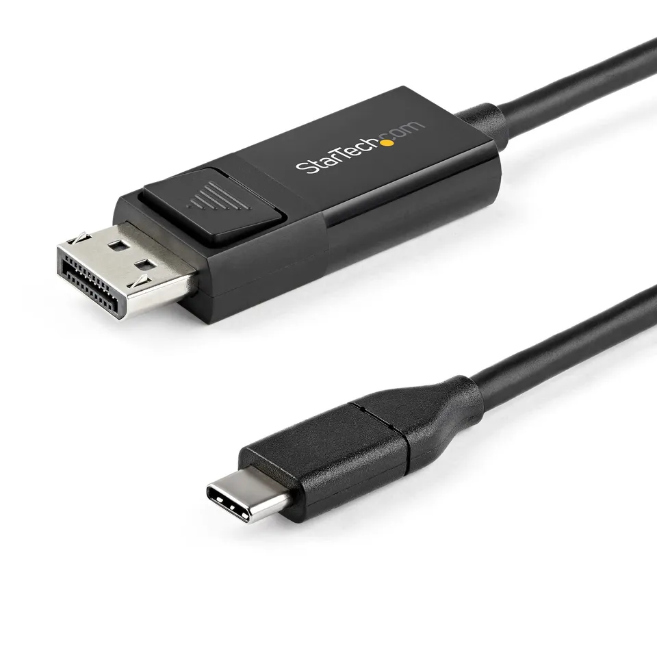 startech-com-c-ble-bidirectionnel-usb-c-vers-displayport-1-2-4k-60hz-hdr-2m image 1