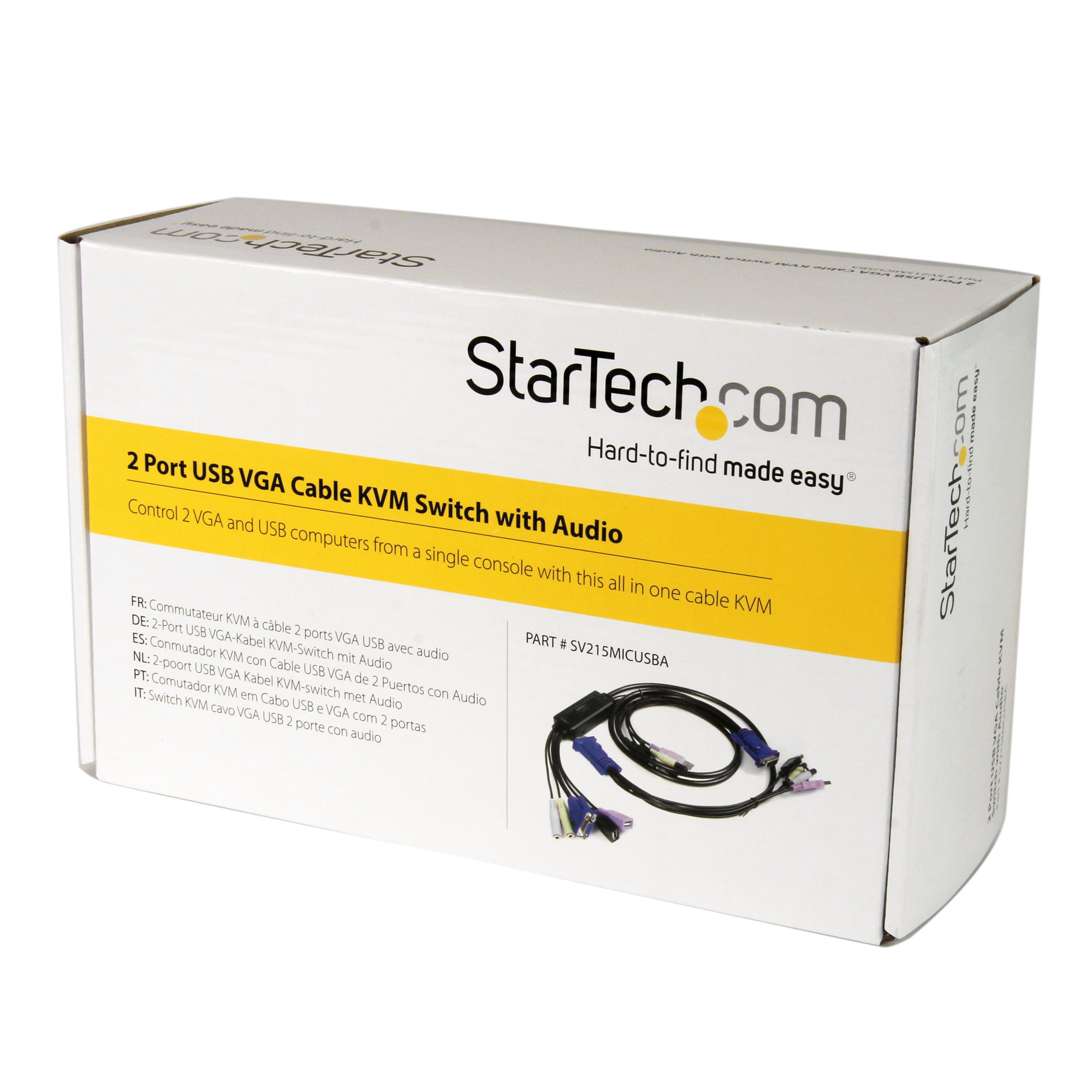 startech-com-sv215micusba-commutateur-kvm-c-ble-2-ports-vga-usb-et-audio image 5