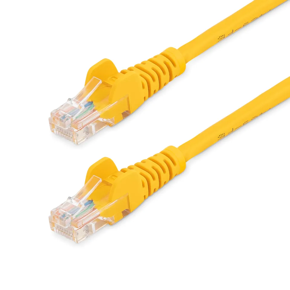 startech-com-c-ble-r-seau-utp-cat-5e-3-05-m-jaune-45patch10yl image 1