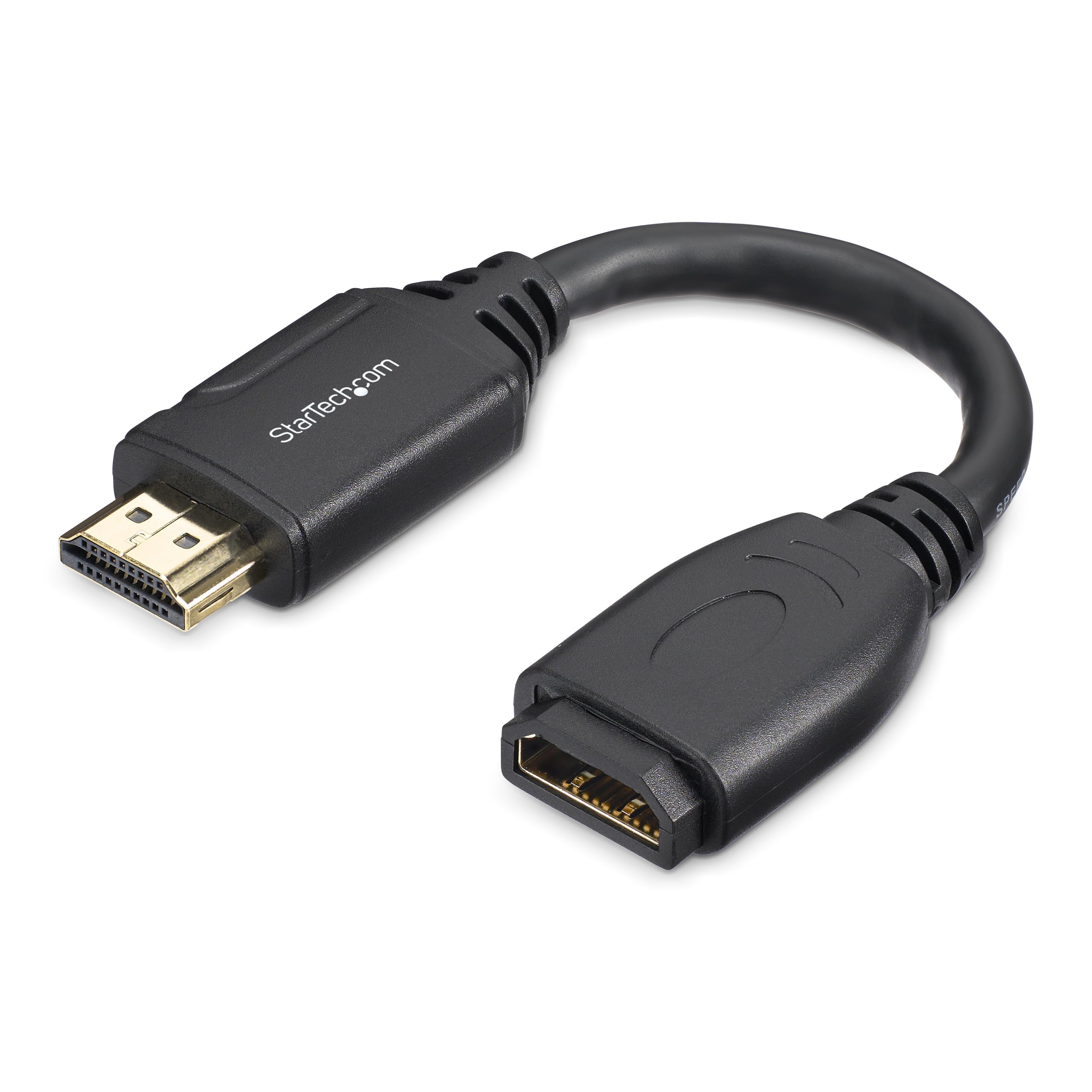 startech-com-hd2mf6inl-rallonge-c-ble-hdmi-15-cm-4k-60hz-m-le-vers-femelle image 1