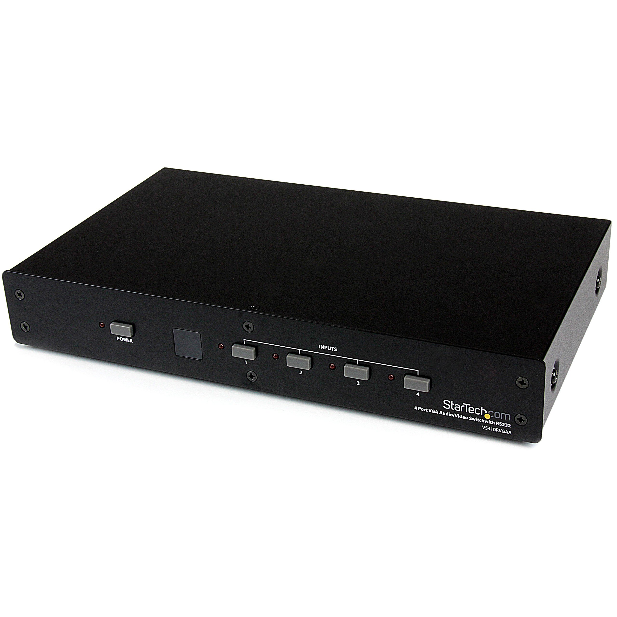 startech-com-vs410rvgaa-commutateur-audio-vid-o-vga-4-ports-rs232-1920x1200 image 1