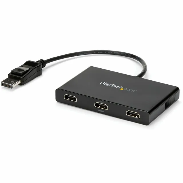 startech-com-hub-mst-displayport-1-2-vers-3x-hdmi-triple-1080p-4k-30hz image 1