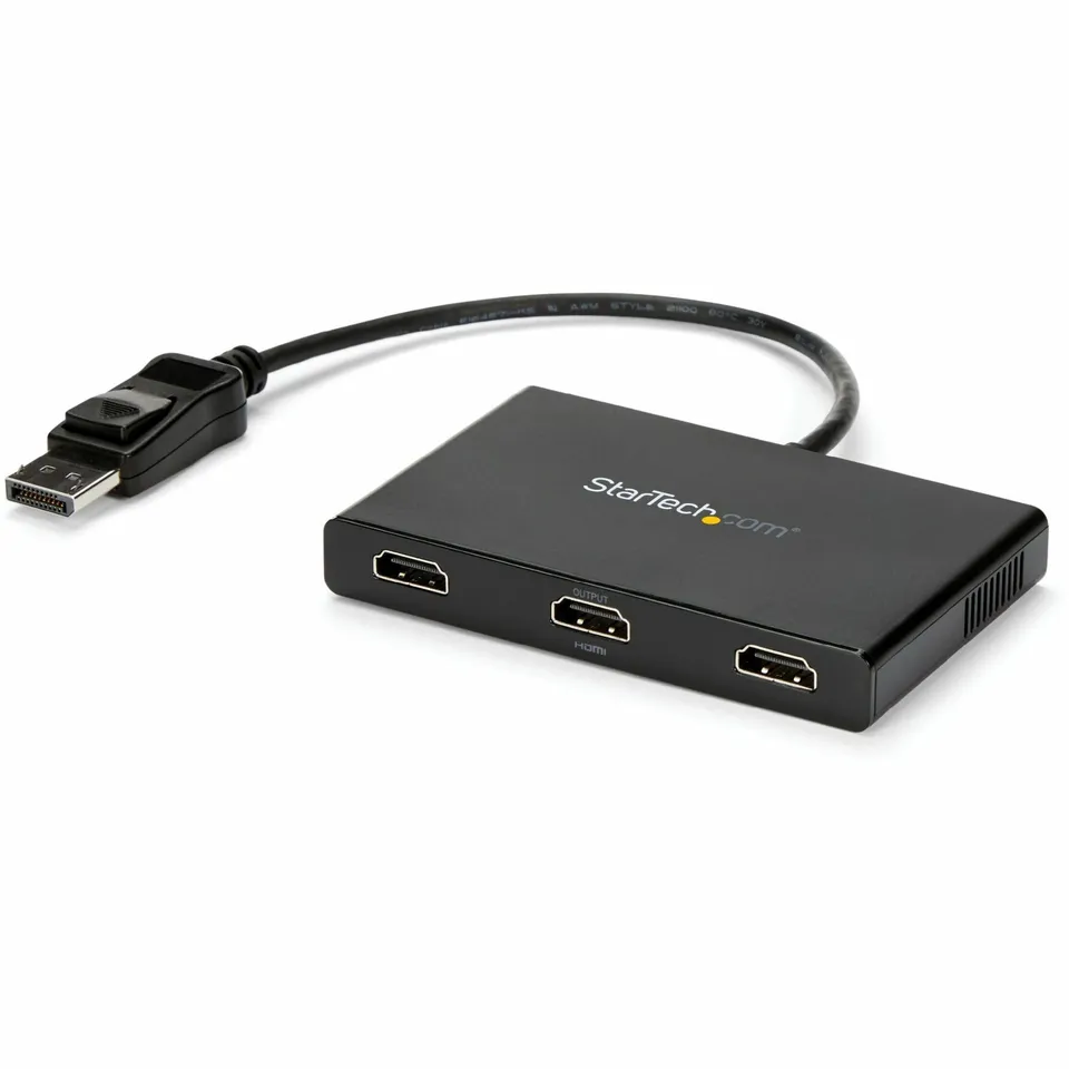startech-com-hub-mst-displayport-1-2-vers-3x-hdmi-triple-1080p-4k-30hz image 1