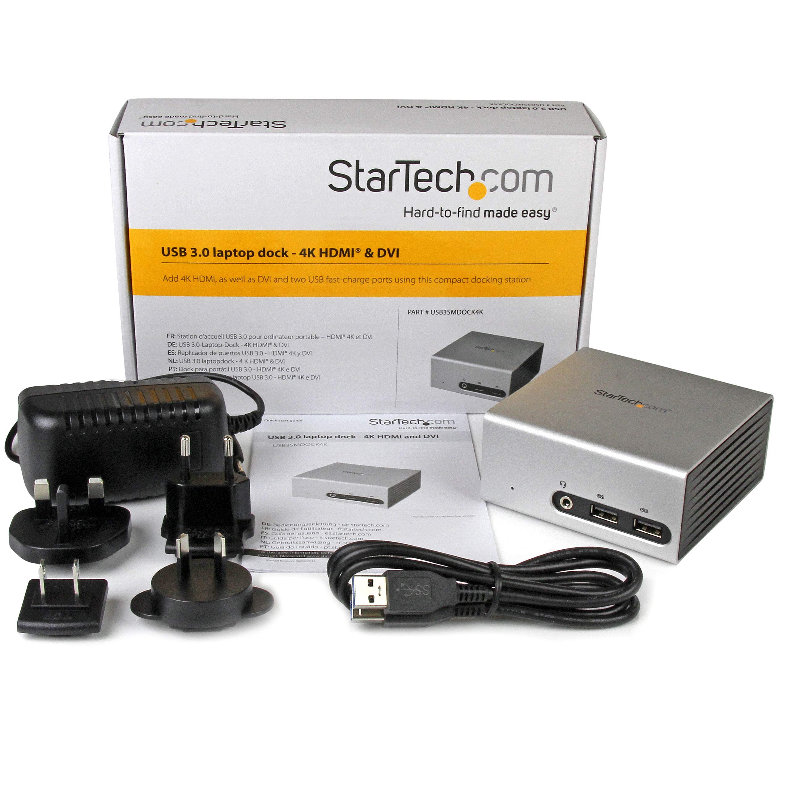 startech-com-usb3smdock4k-station-d-accueil-usb-3-0-double-hdmi-dvi-4k image 6