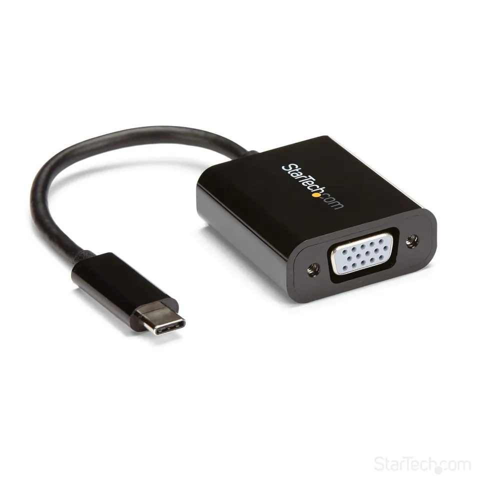 startech-com-adaptateur-usb-c-vers-vga-1080p-full-hd-noir-cdp2vga image 1