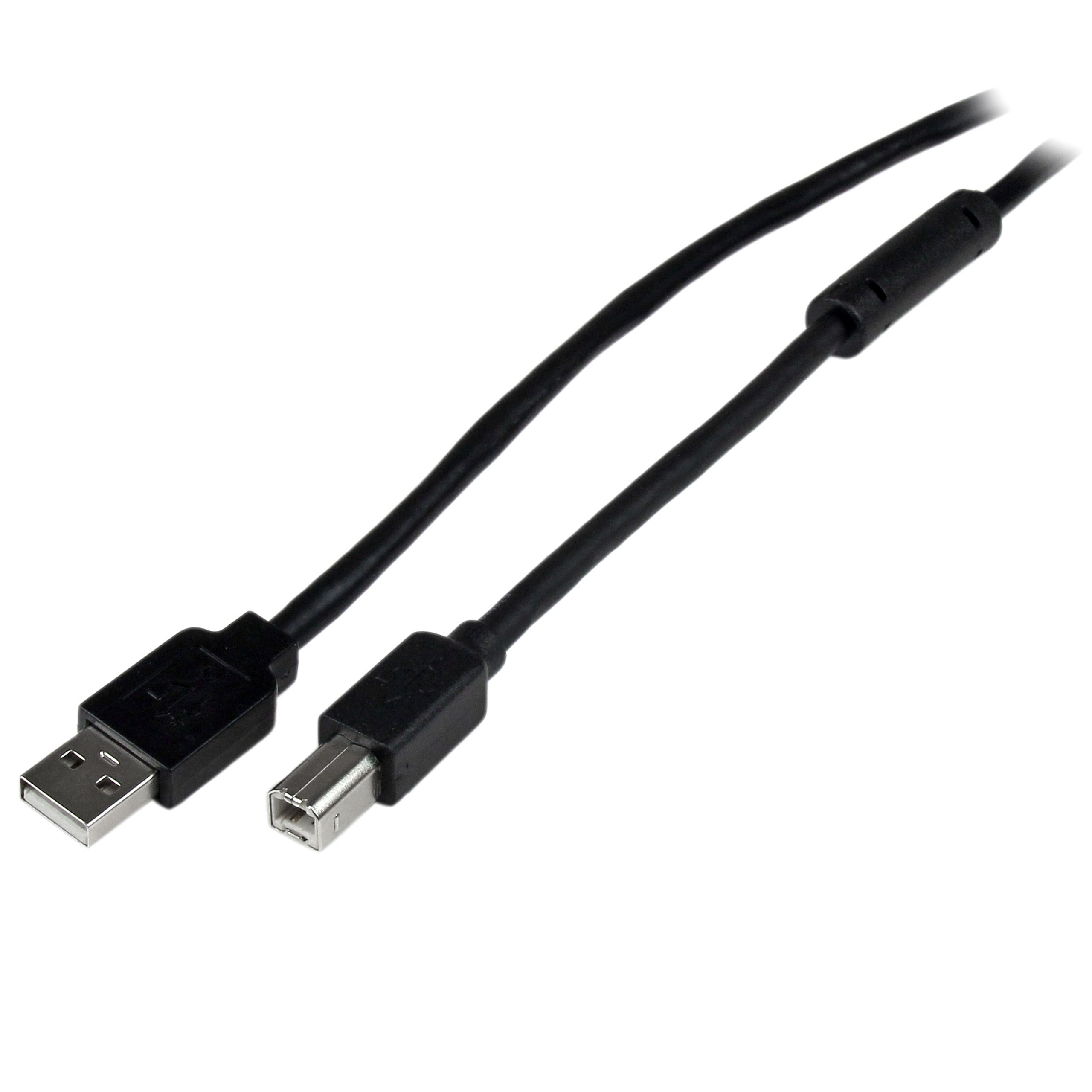 startech-com-usb2hab50ac-c-ble-usb-2-0-actif-15-m-usb-a-vers-usb-b-noir-m-m image 5