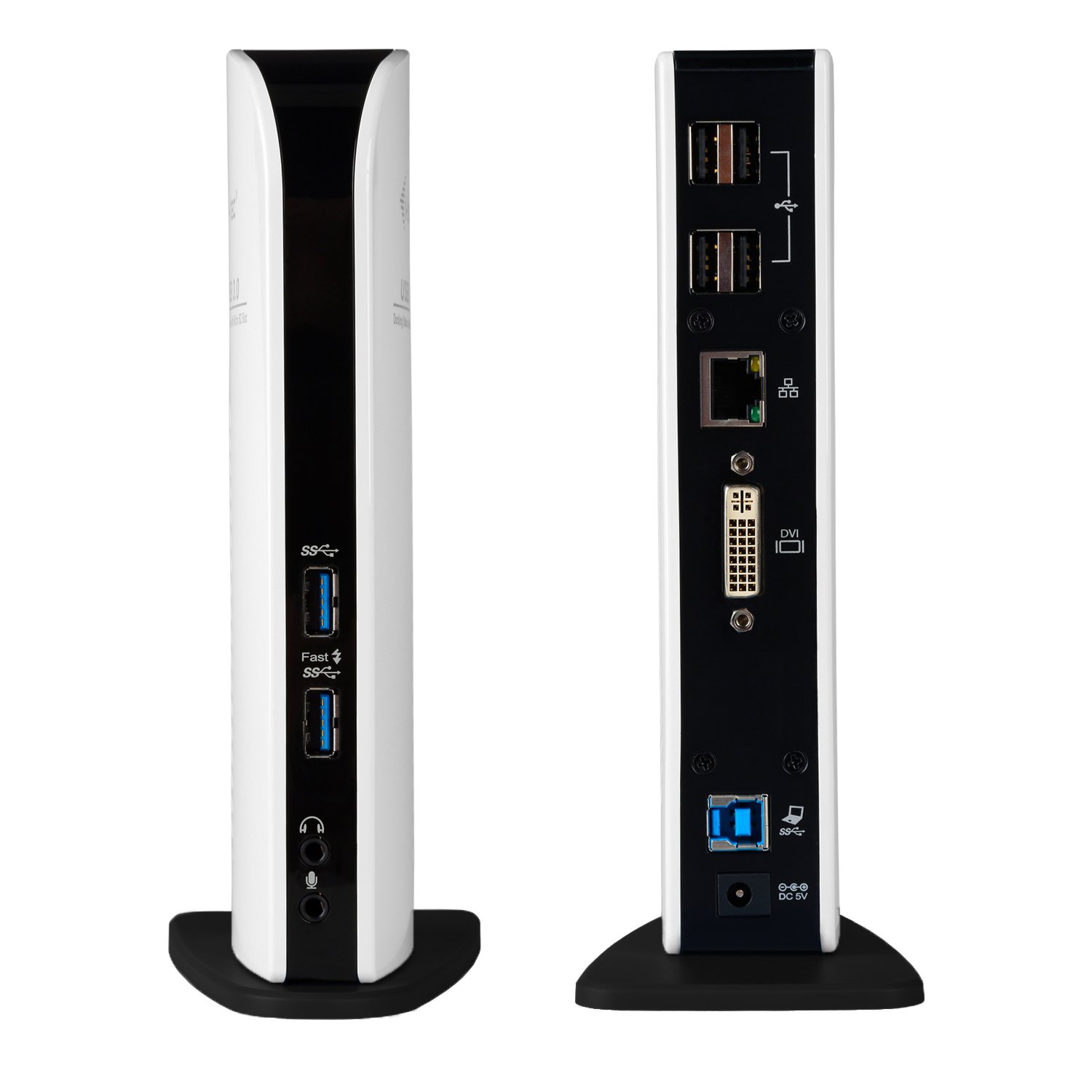 i-tec-u3dvidockl-station-d-accueil-usb-3-0-advance-dvi-2048x1152-noir-blanc image 4