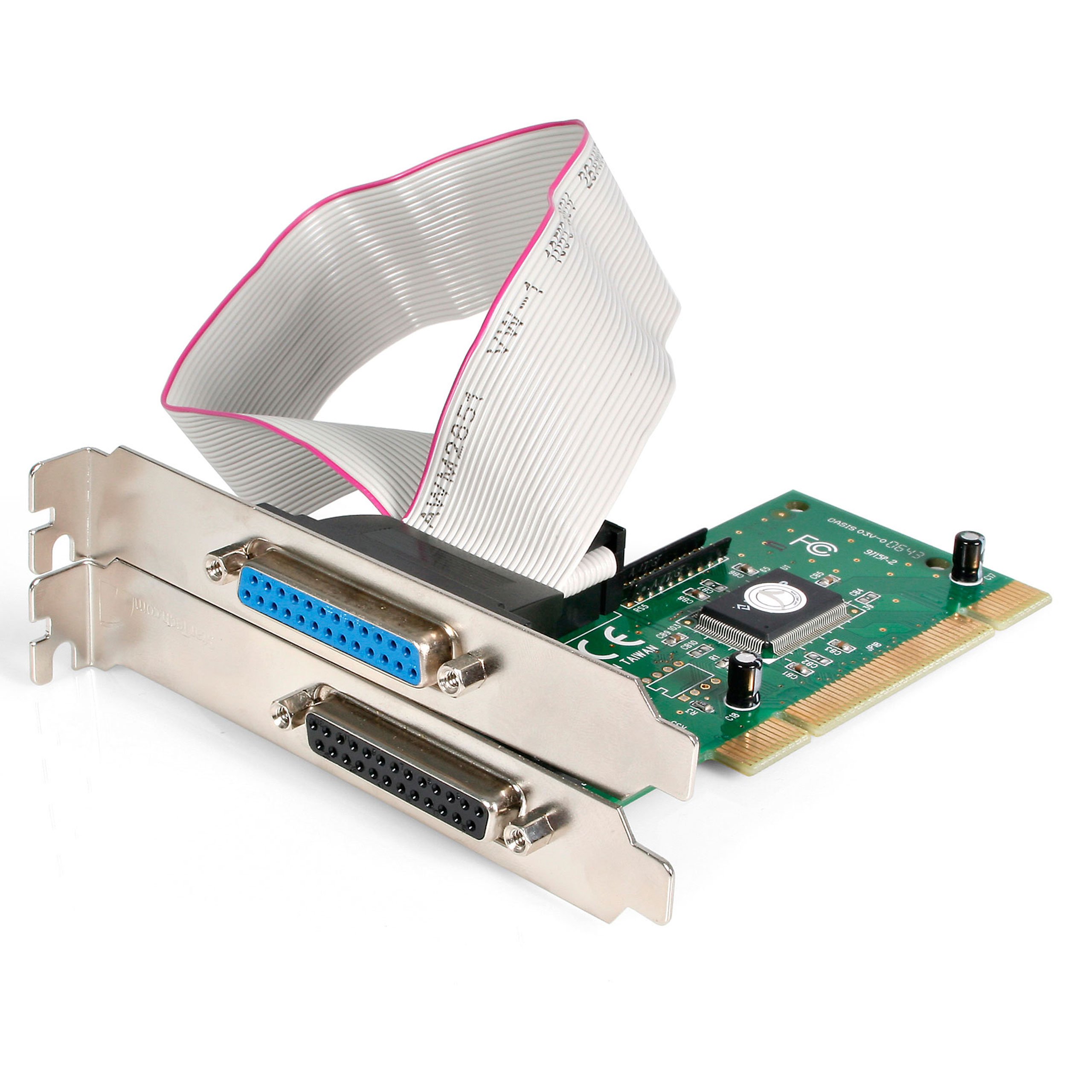 startech-com-pci2pecp-carte-adaptateur-pci-vers-2-ports-parall-le-db25 image 1