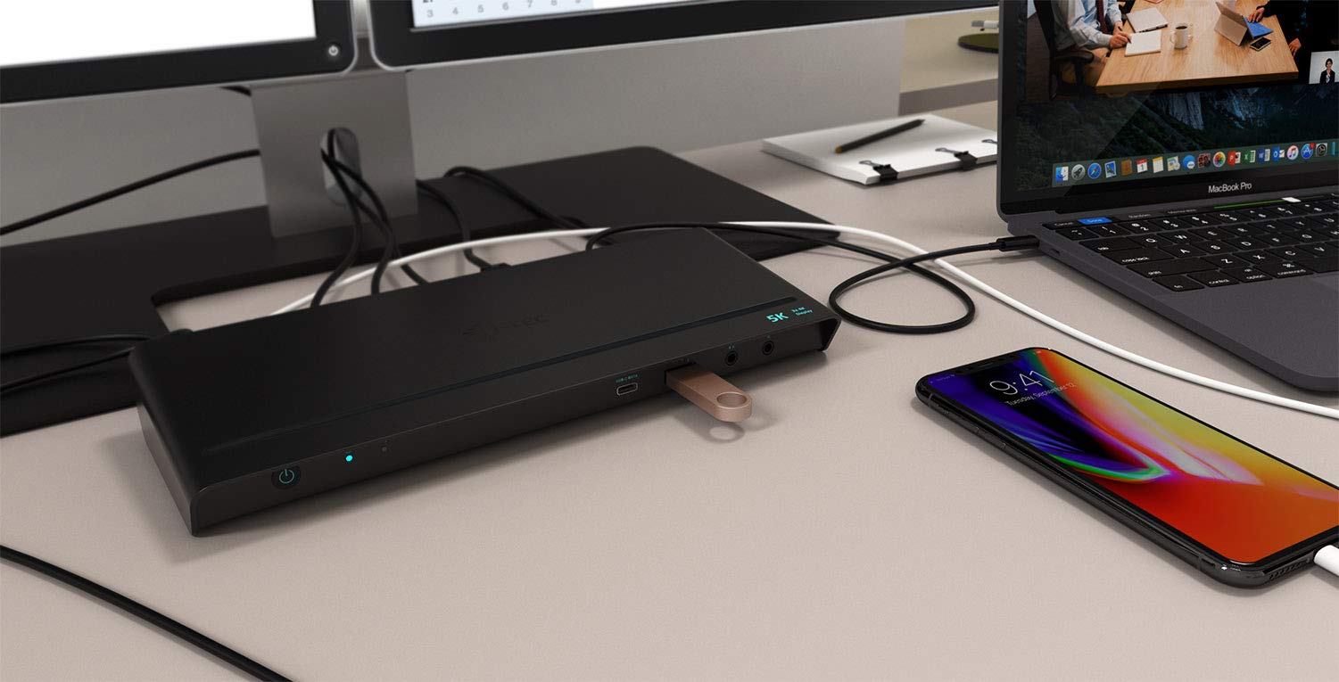 i-tec-station-d-accueil-usb-c-usb-3-0-triple-4k-2x-displayport-hdmi-lan-power-de image 8