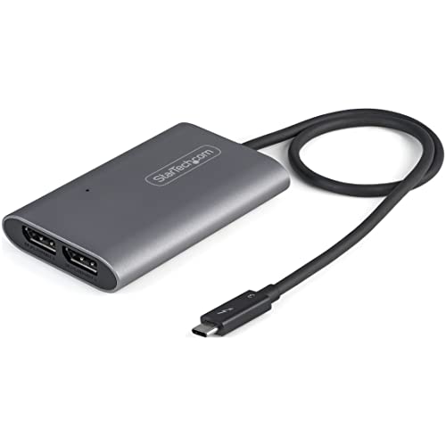 startech-com-adaptateur-thunderbolt-vers-double-displayport-1-4-4k-60hz-hdr image 6
