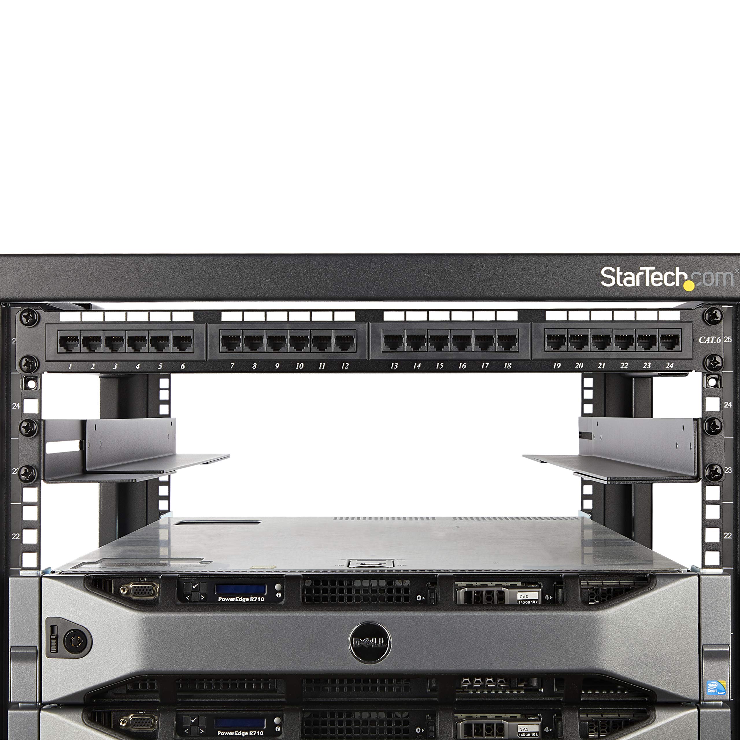 startech-com-unirails1ub-rails-rack-1u-4-montants-19-61-91-4-cm-90-kg image 5