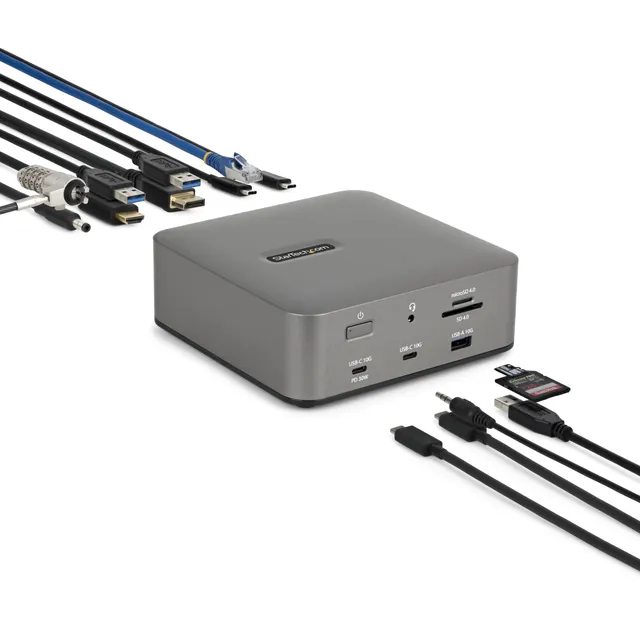 startech-com-st12mhdlan-series-station-d-accueil-thunderbolt-5-usb4-triple-4k-14 image 1