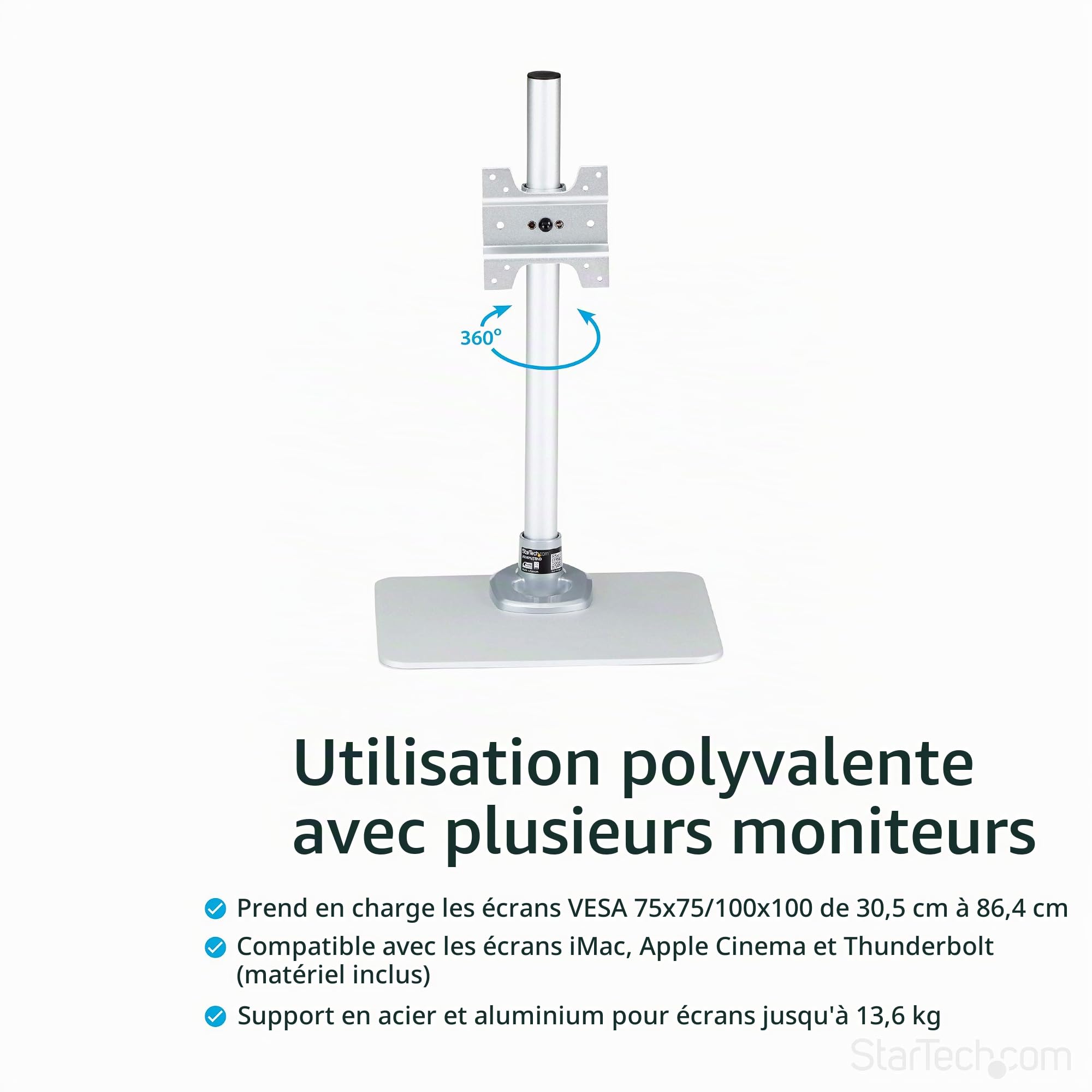 startech-com-armpivstnd-support-sur-pied-cran-unique-12-34-14-kg-argent image 4