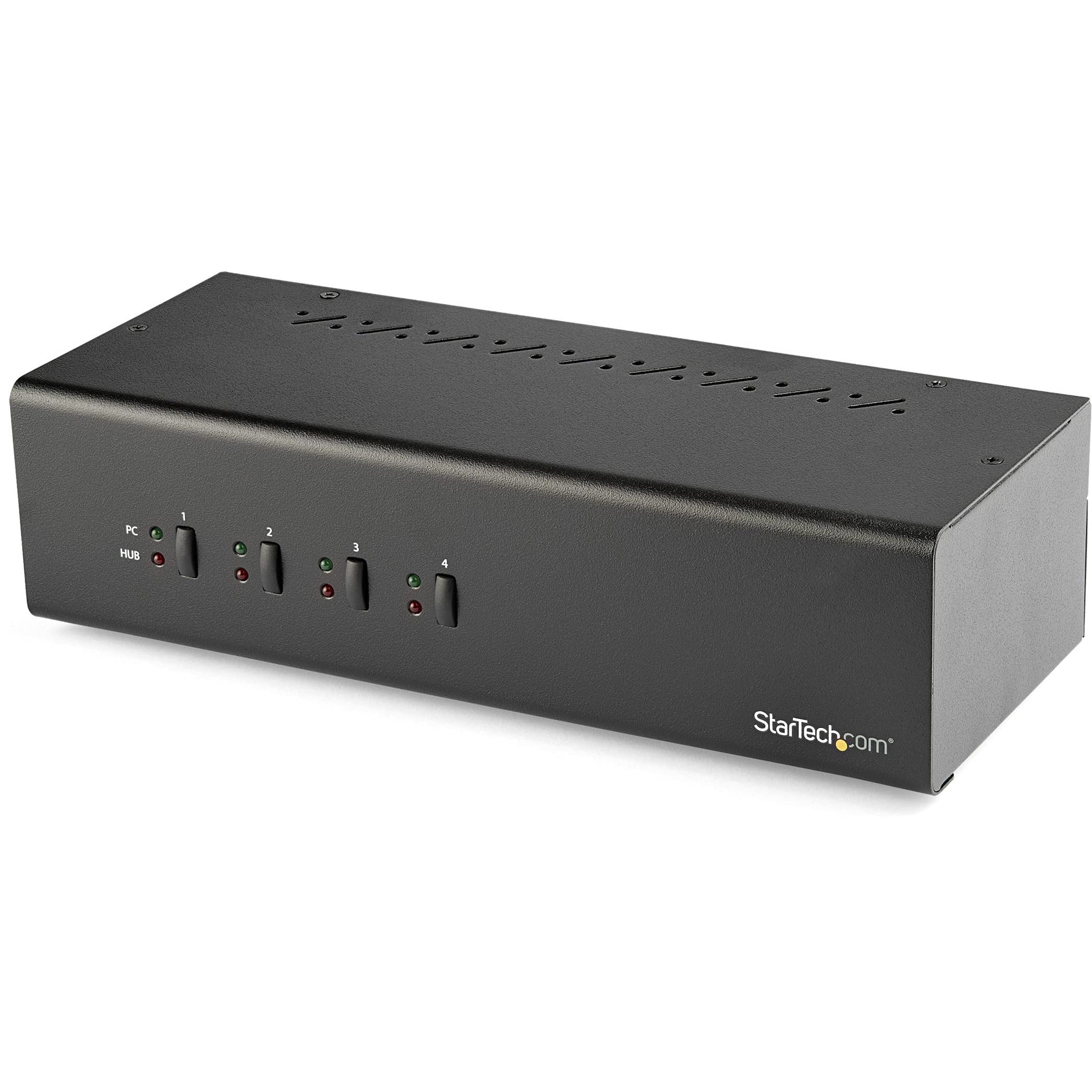 startech-com-sv431dd2du3a-switch-kvm-dvi-double-cran-4-ports-usb-3-0-audio image 1