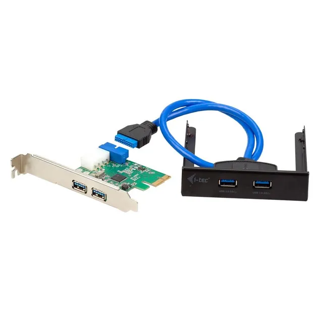 i-tec-carte-pci-express-panneau-fa-ade-usb-3-0-superspeed-4-ports image 1
