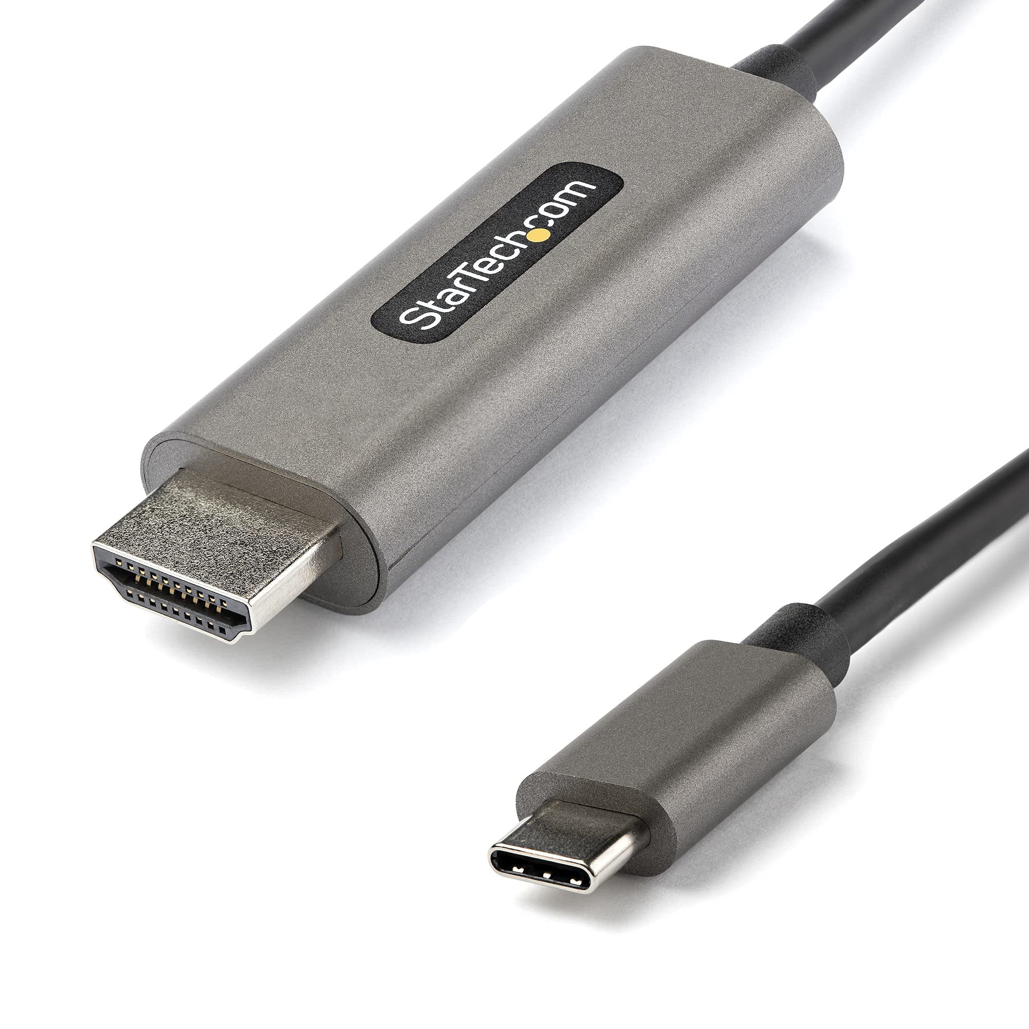 startech-com-c-ble-vid-o-usb-c-vers-hdmi-2-0-1m-4k-60hz-blanc image 2