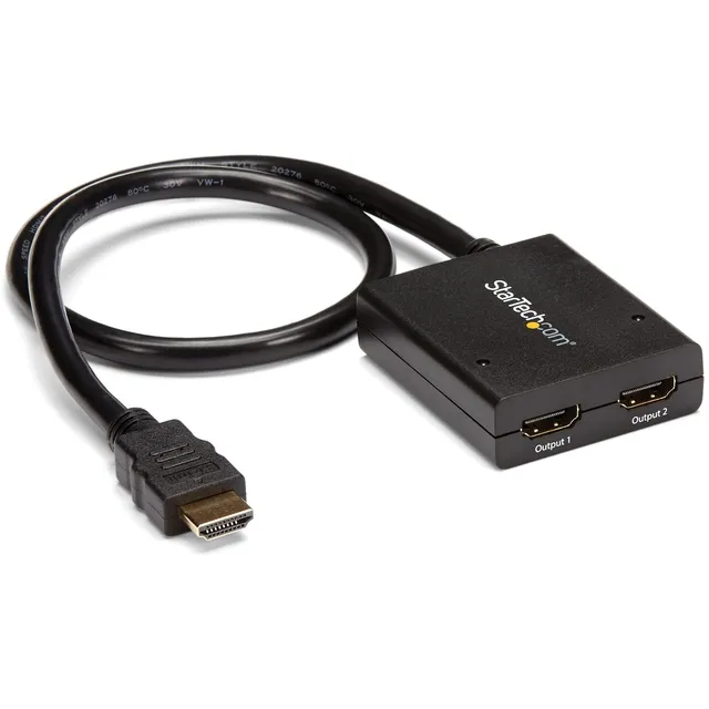startech-com-st122hd4ku-r-partiteur-hdmi-1-vers-2-4k-30-hz image 1