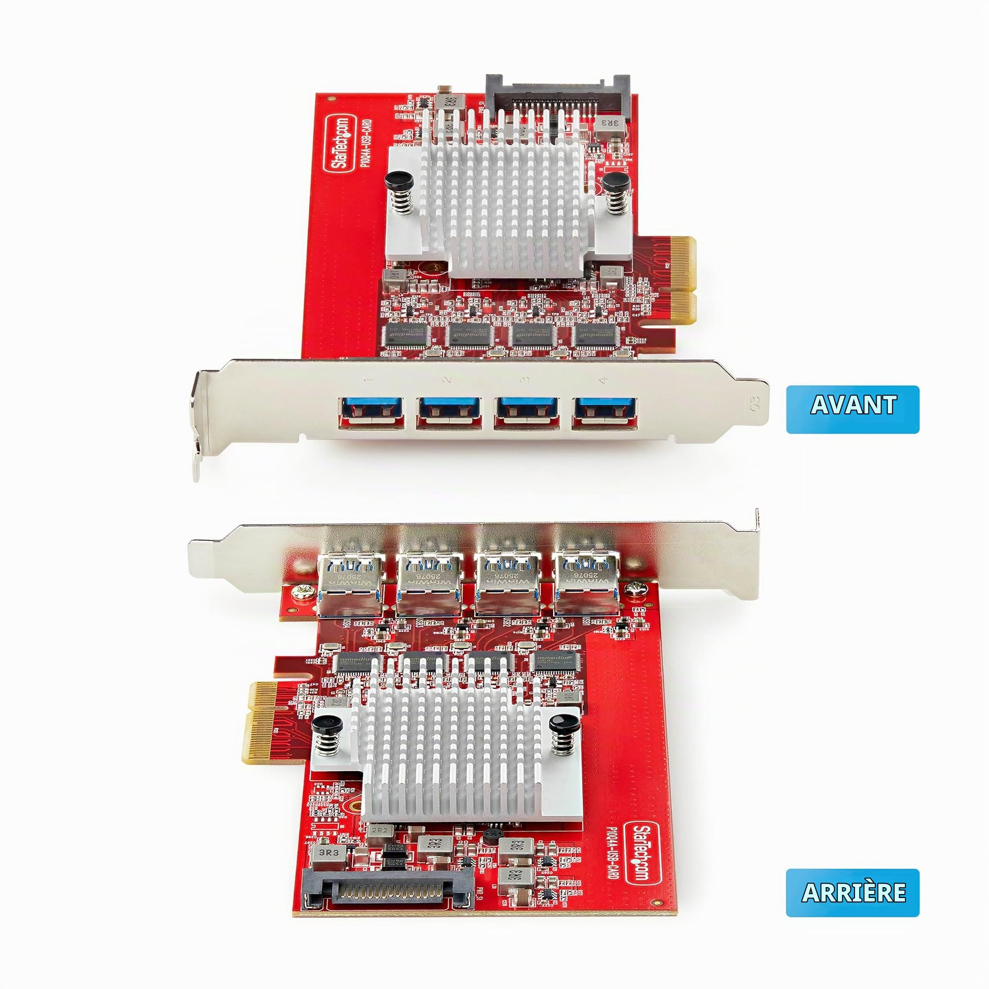 startech-com-p10q4a-usb-card-carte-pcie-usb-a-4-ports-10-gbps image 3