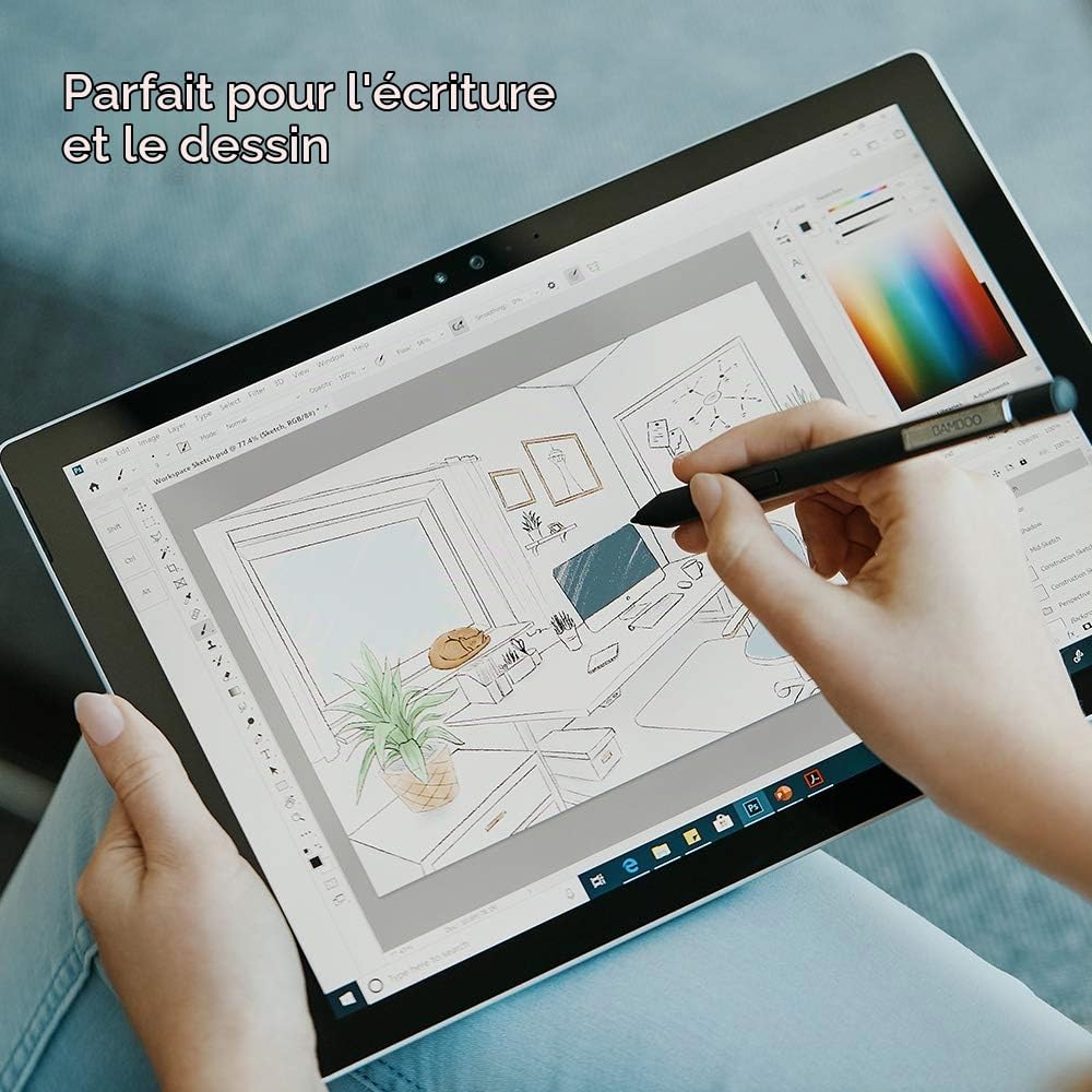 wacom-bamboo-ink-plus-stylet-actif-noir-4096-niveaux-usb-c image 3