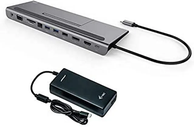 i-tec-station-d-accueil-usb-c-4k-avec-adaptateur-secteur-112w-hdmi-displayport-v image 1