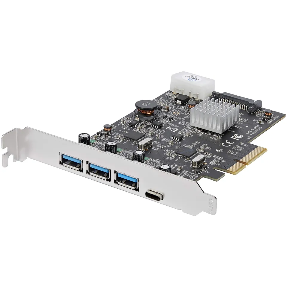 startech-com-pexus313ac2v-carte-pcie-usb-3-1-10gbps-3x-usb-a-1x-usb-c image 1