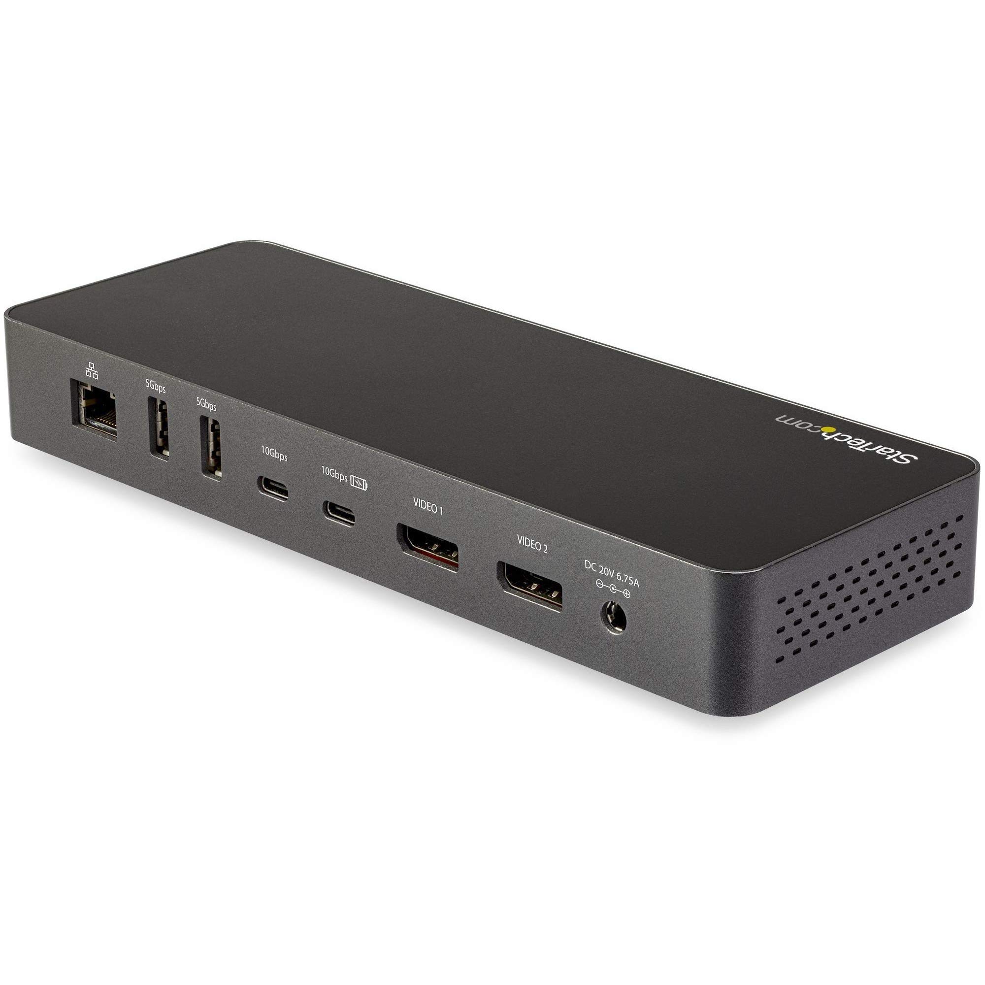 startech-com-tb3cdk2dpue-station-d-accueil-thunderbolt-3-usb-c-double-4k-60hz-pd image 4