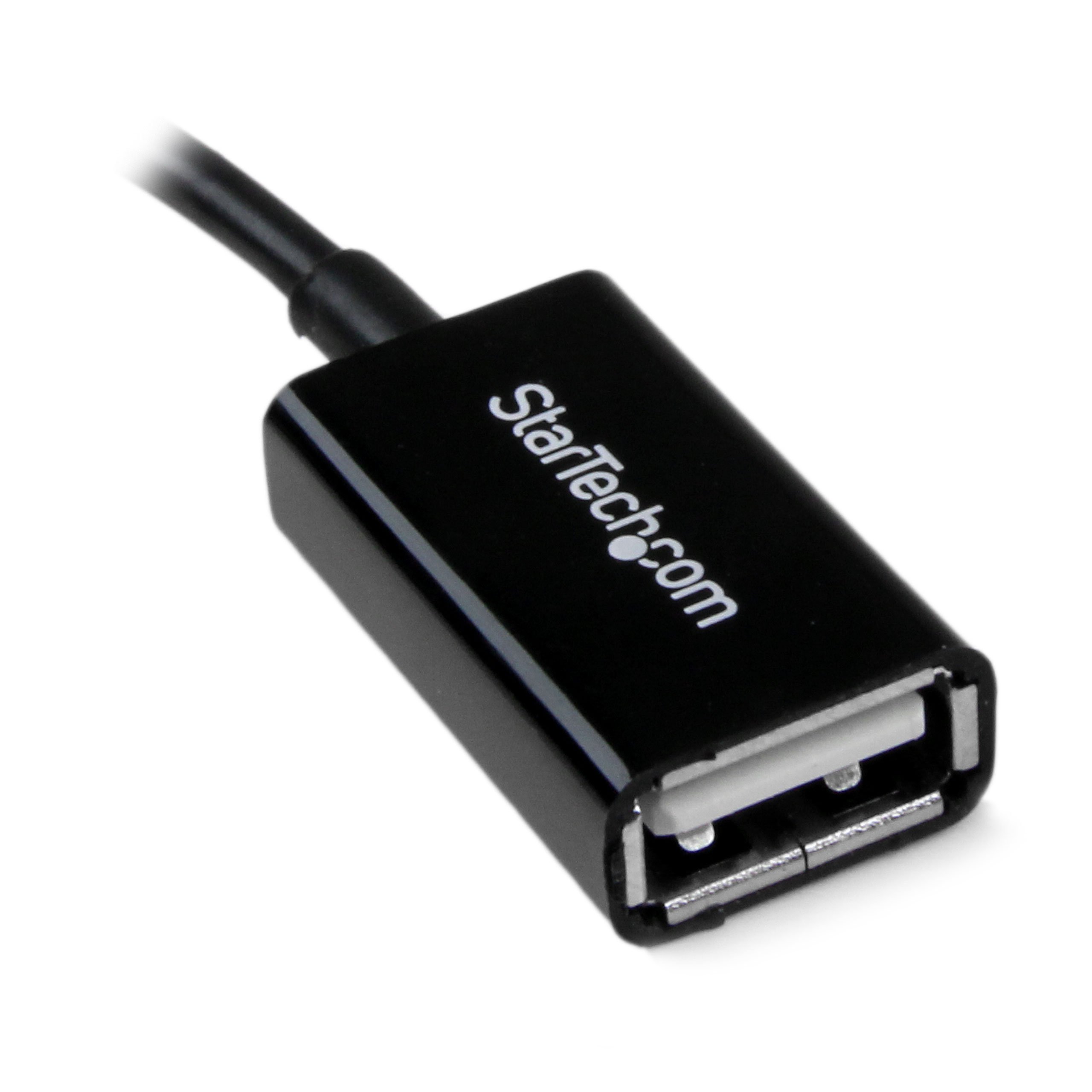 startech-com-uusbotg-adaptateur-otg-micro-usb-m-le-vers-usb-a-femelle-12-cm-noir image 2