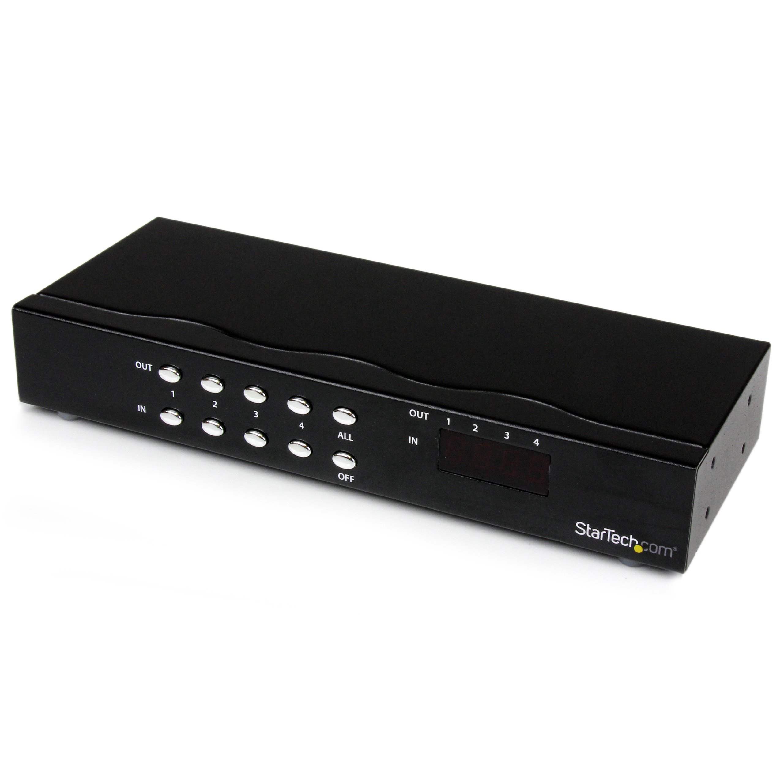 startech-com-r-partiteur-commutateur-matrice-vid-o-vga-4x4-avec-audio image 1