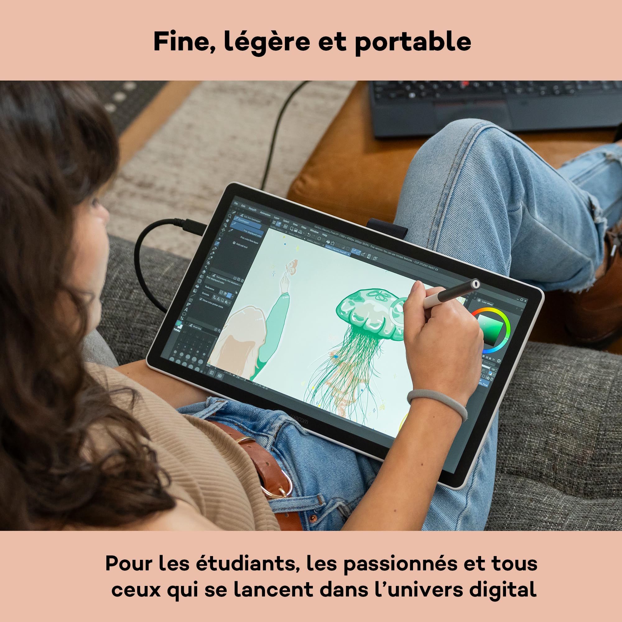wacom-one-14-cran-stylet-full-hd-1920x1080-stylet-standard image 4