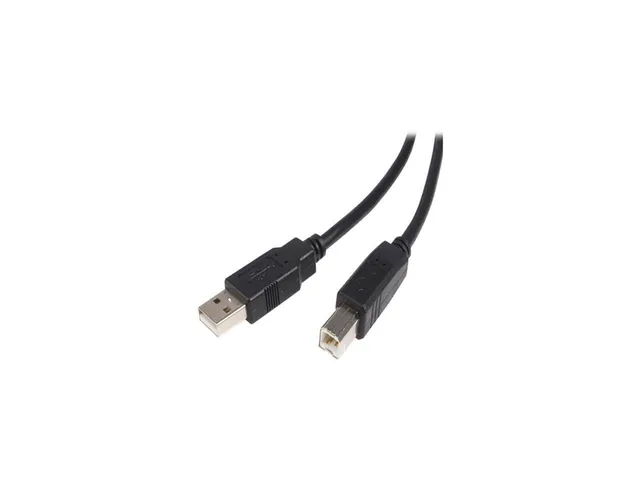startech-com-c-ble-usb-2-0-a-vers-b-3-m-m-m-noir-usb2hab10 image 1