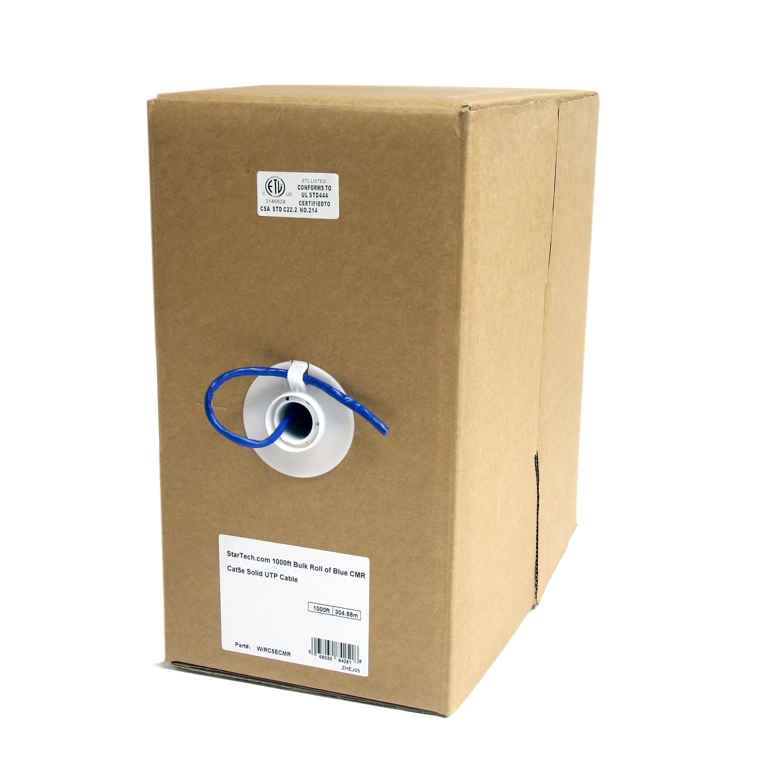 startech-com-c-ble-r-seau-cat5e-utp-cmr-en-vrac-304-8-m-bleu-wirc5ecmr image 1