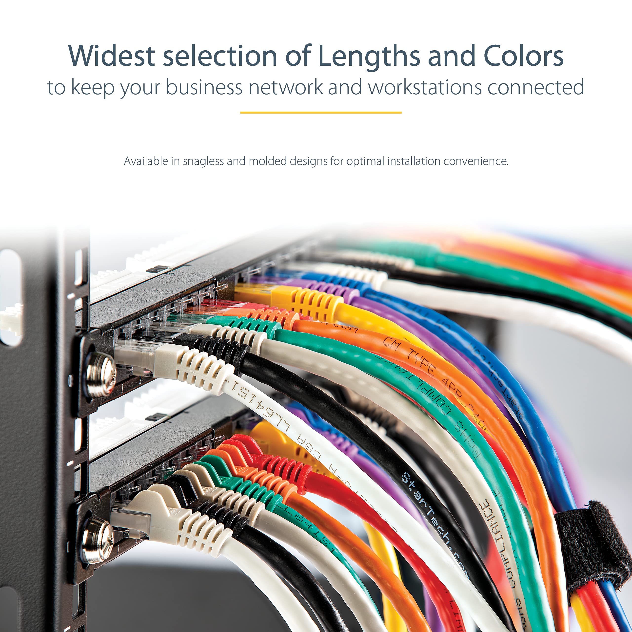 startech-com-c-ble-r-seau-cat6-utp-2-1-m-jaune-10-gb-poe-etl image 5