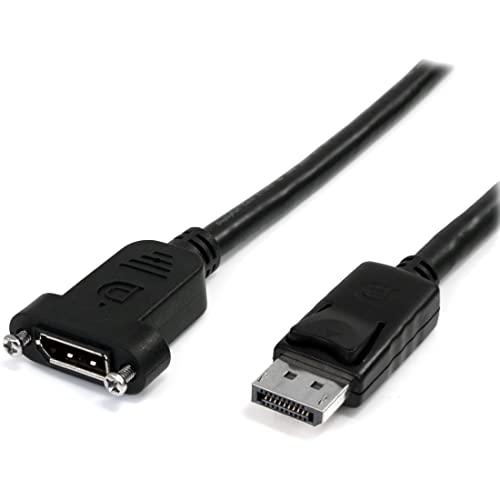 startech-com-c-ble-displayport-montage-panneau-1-m-4k-blanc-dp-m-f image 6