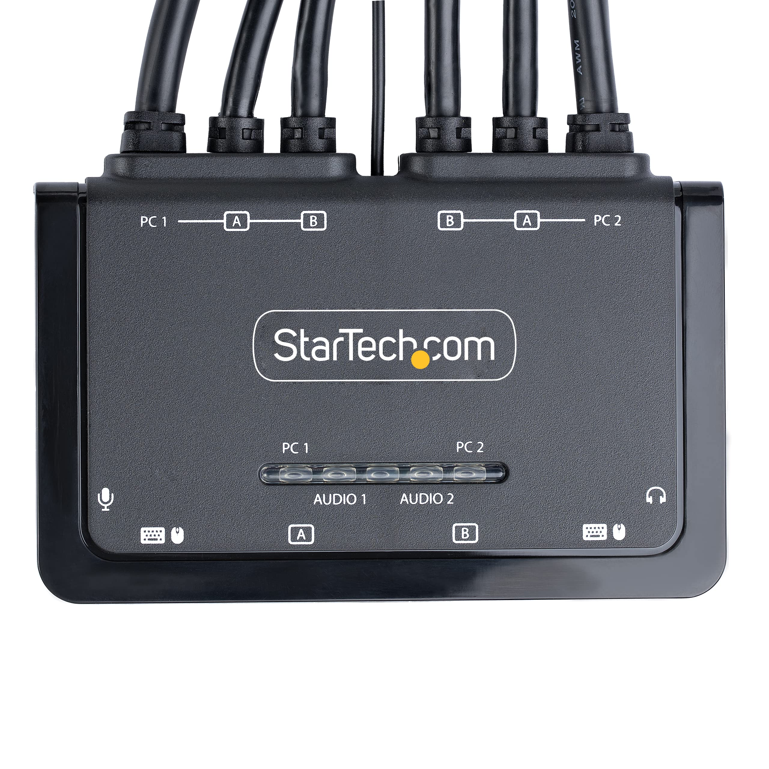 startech-com-switch-kvm-2-ports-double-displayport-4k-60hz-aliment-usb image 7