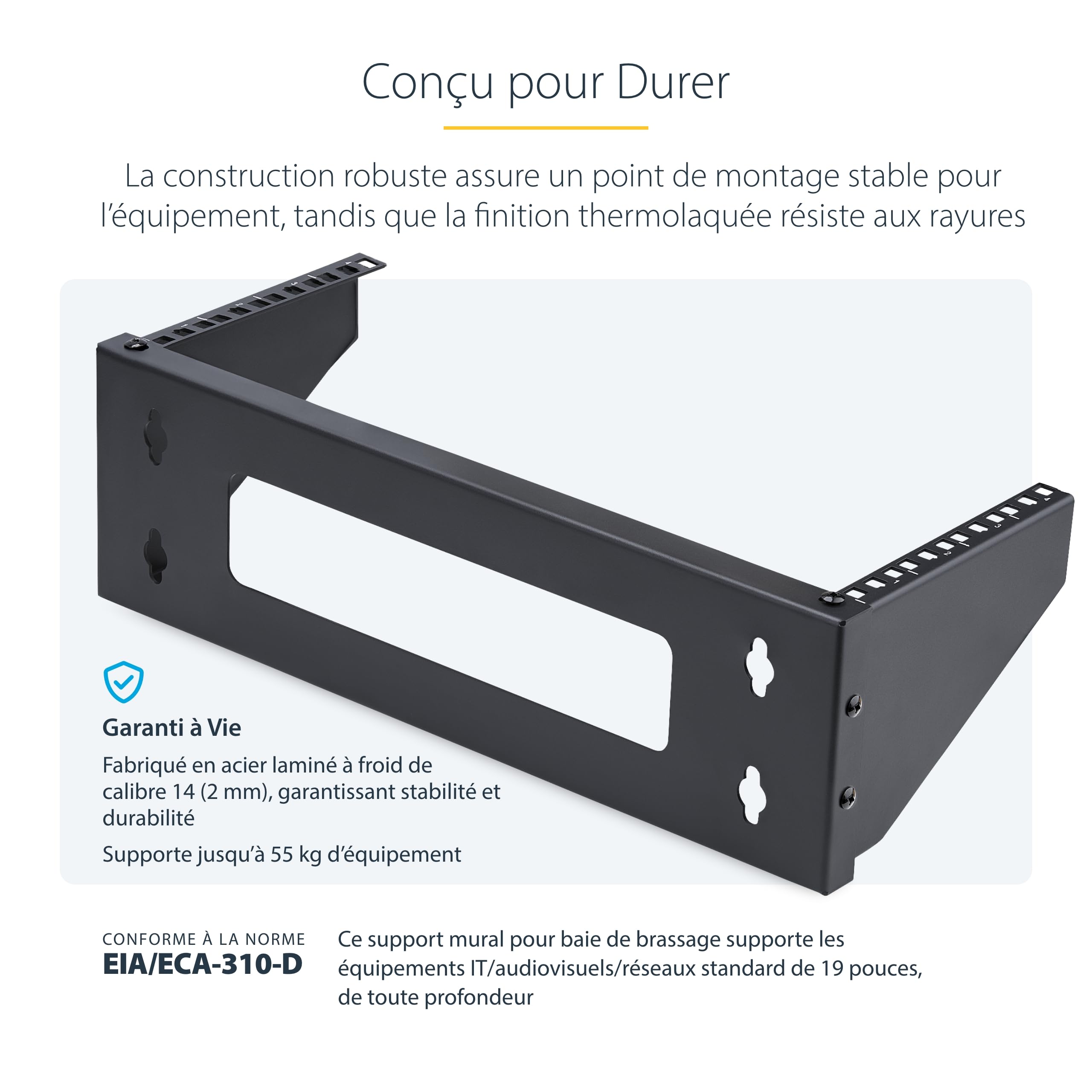startech-com-support-mural-vertical-4u-rack-19-55kg-rk419wallv-n image 3