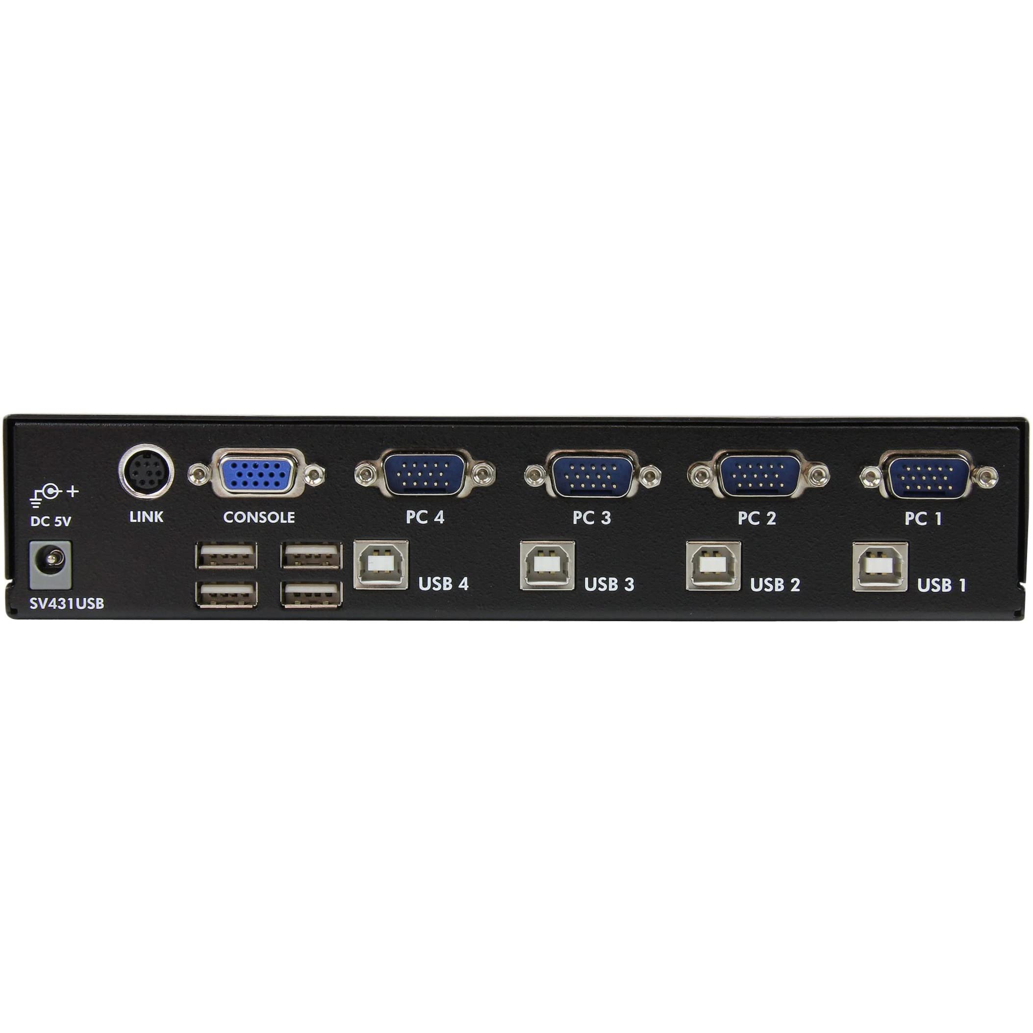 startech-com-switch-kvm-usb-vga-4-ports-1920x1440-hub-rack-1u-sv431usb image 3