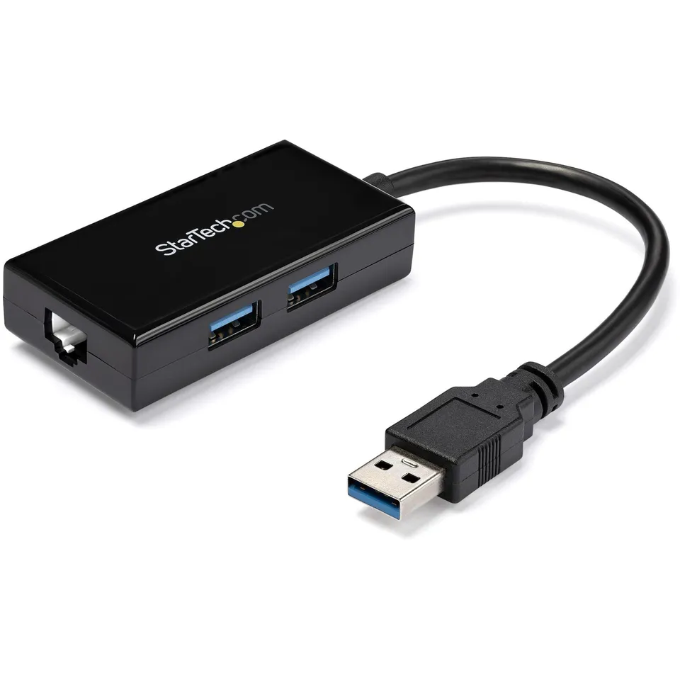 startech-com-usb31000s2h-hub-usb-3-0-2-ports-gigabit-ethernet-rj45 image 1