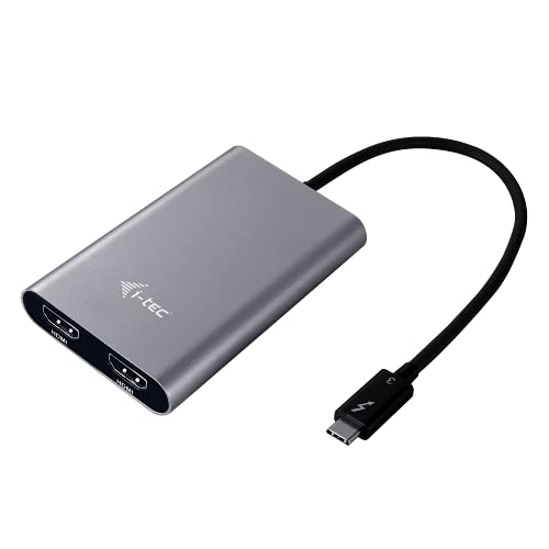 i-tec-tb3dual4khdmi-adaptateur-thunderbolt-3-dual-hdmi-2x-4k-60hz image 2