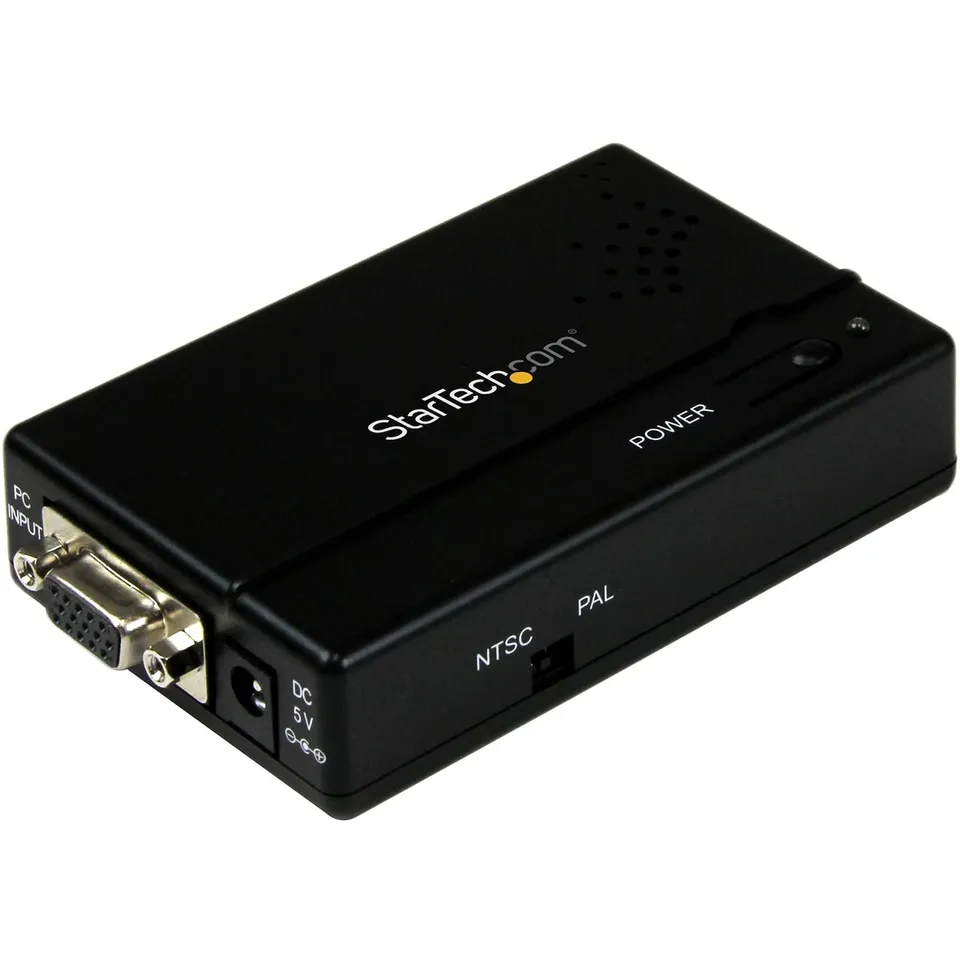 startech-com-st12mhdlan-series-convertisseur-vga-vers-composite-s-video-vga2vid image 1