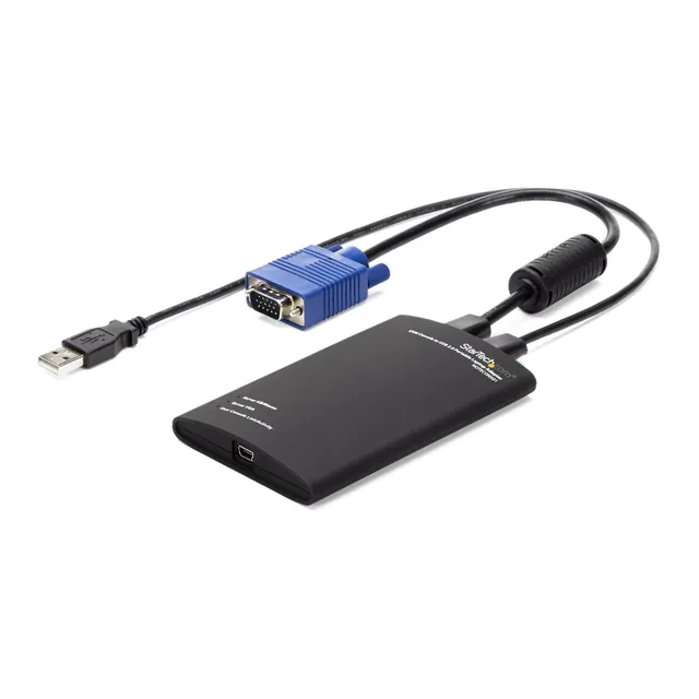 startech-com-notecons01-adaptateur-crash-cart-portable-usb-vers-vga-pour-serveur image 1