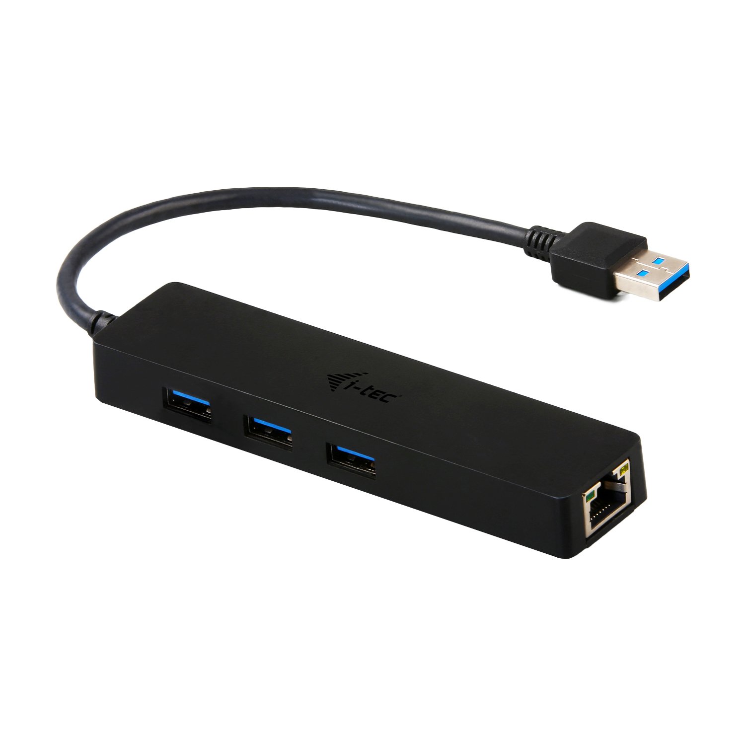 i-tec-solomon-hub-usb-3-0-slim-3-ports-adaptateur-gigabit-ethernet image 1