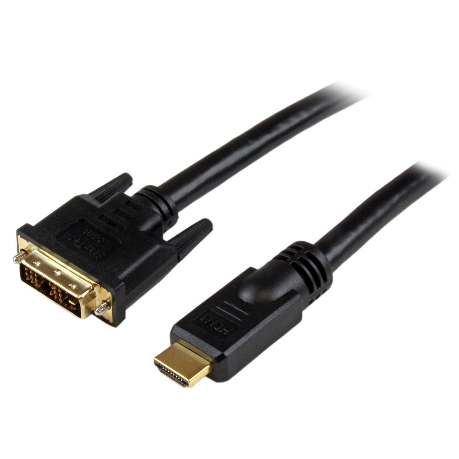 startech-com-hddvimm7m-c-ble-hdmi-m-le-vers-dvi-d-m-le-7-m-noir-plaqu-or image 1