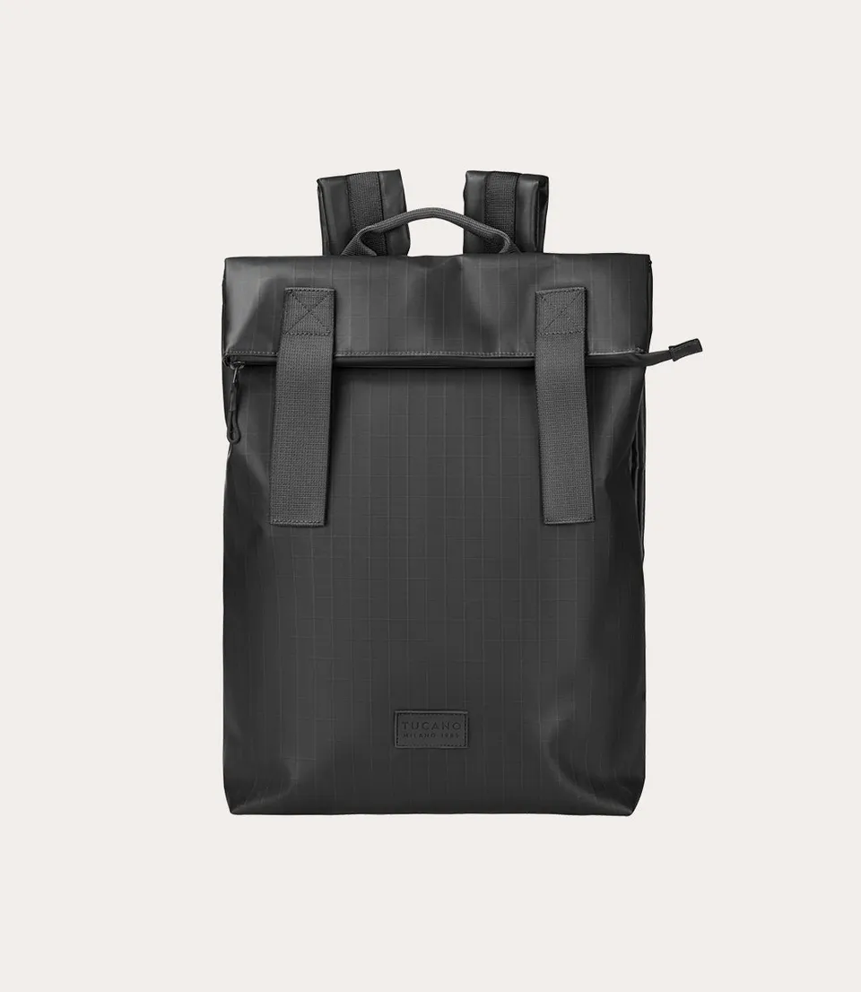 tucano-fold-sign-backpack-sac-dos-15-6-macbook-16-effet-ripstop image 1