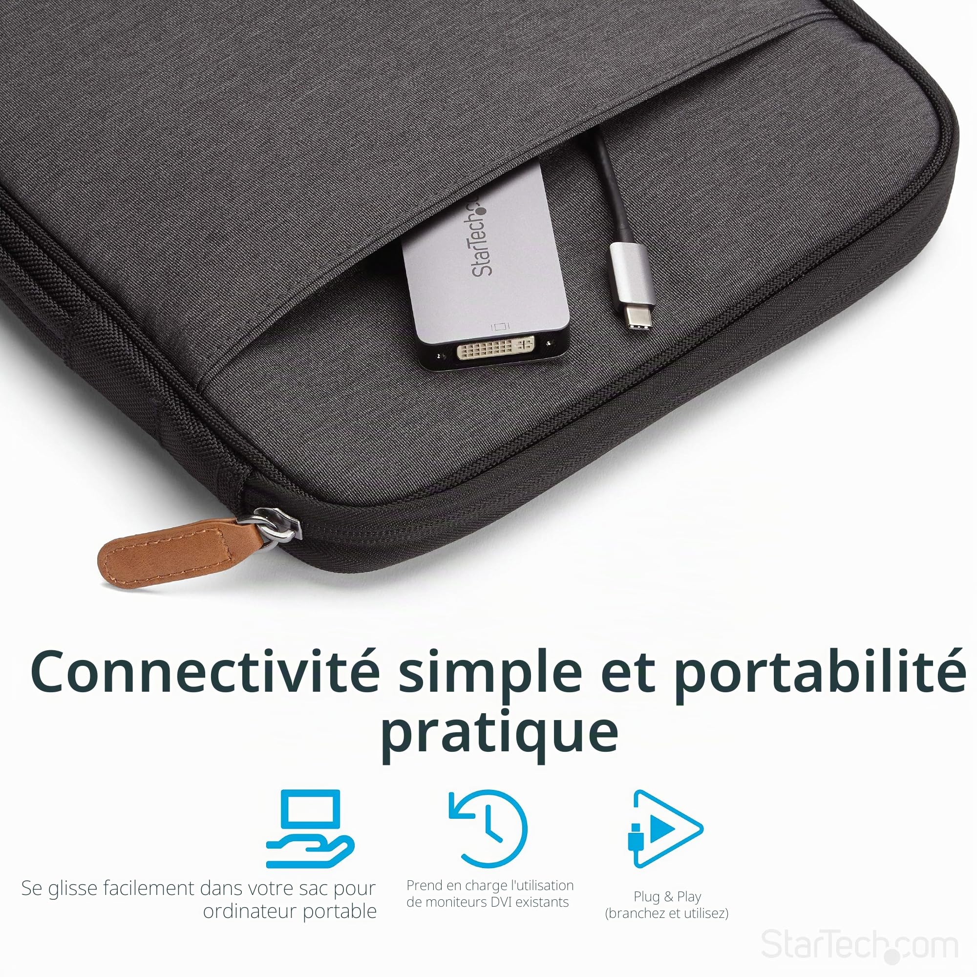 startech-com-cdp2dvidp-adaptateur-usb-c-vers-dvi-i-dual-link-2560x1600 image 3