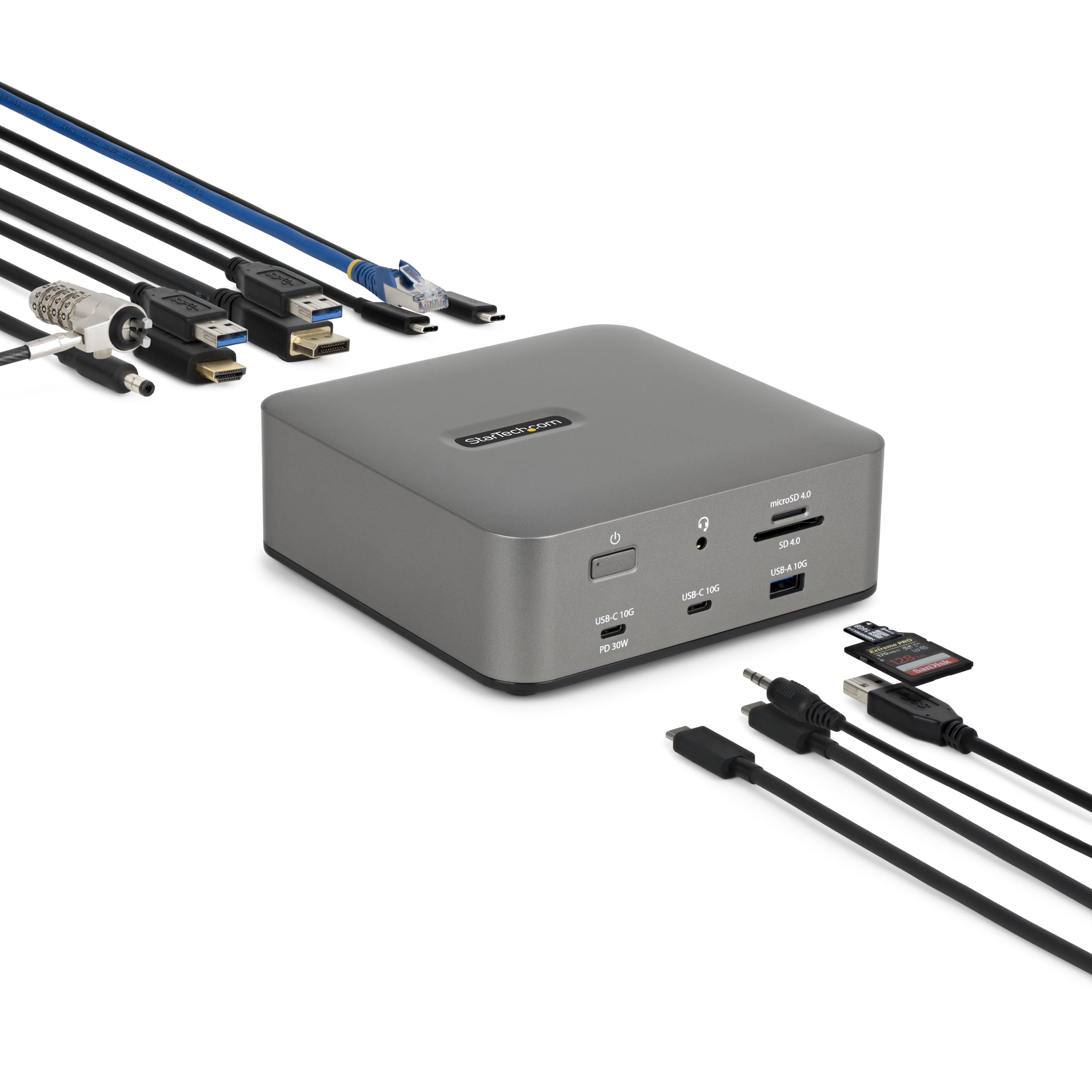 startech-com-st12mhdlan-series-station-d-accueil-thunderbolt-5-usb4-triple-4k-14 image 1