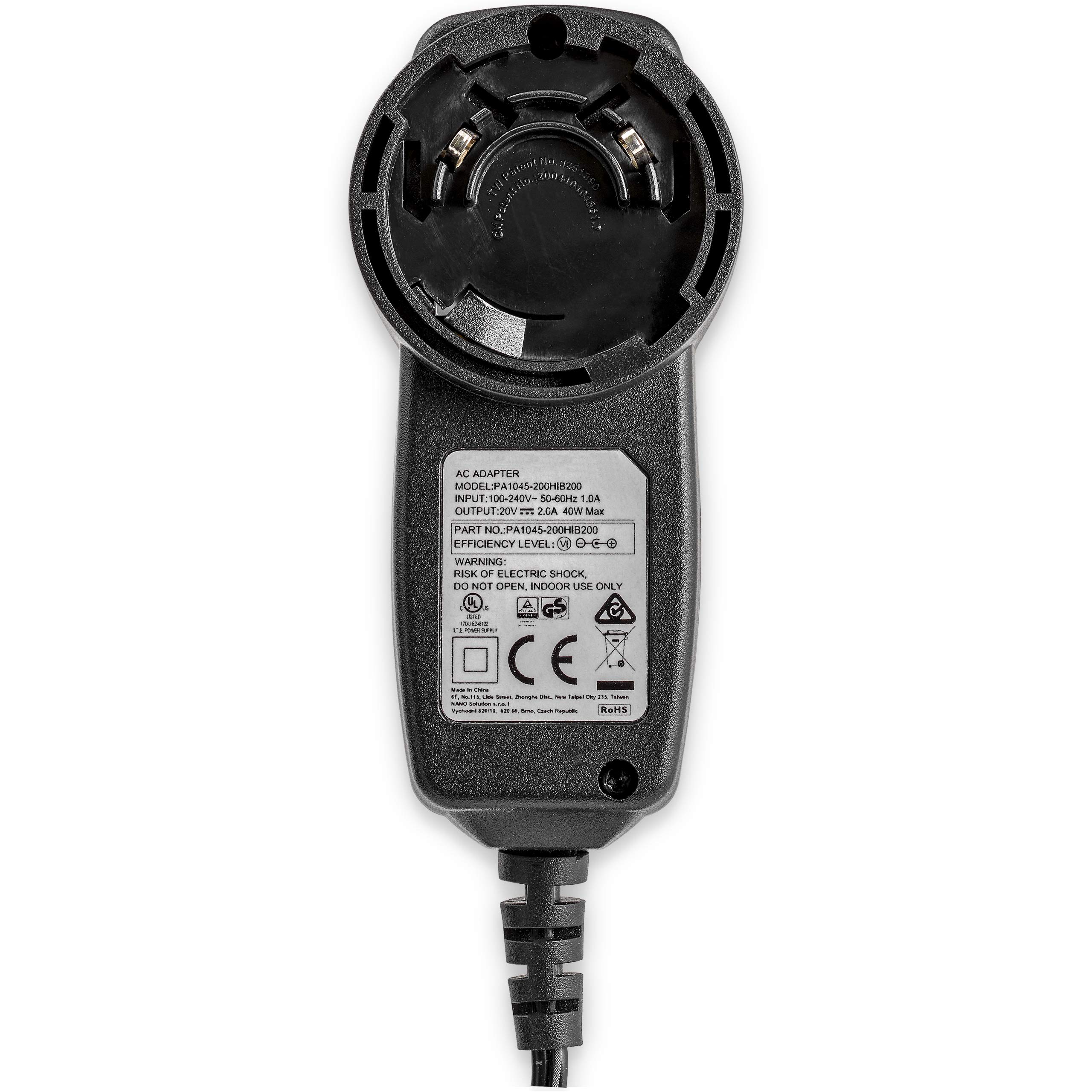 startech-com-sva20n2neua-alimentation-secteur-20v-2a-pour-stations-d-accueil-dk3 image 3