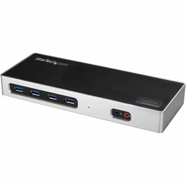 startech-com-dock-hybride-usb-c-usb-a-double-4k-60hz-dp-hdmi-6x-usb-a-gbe image 1